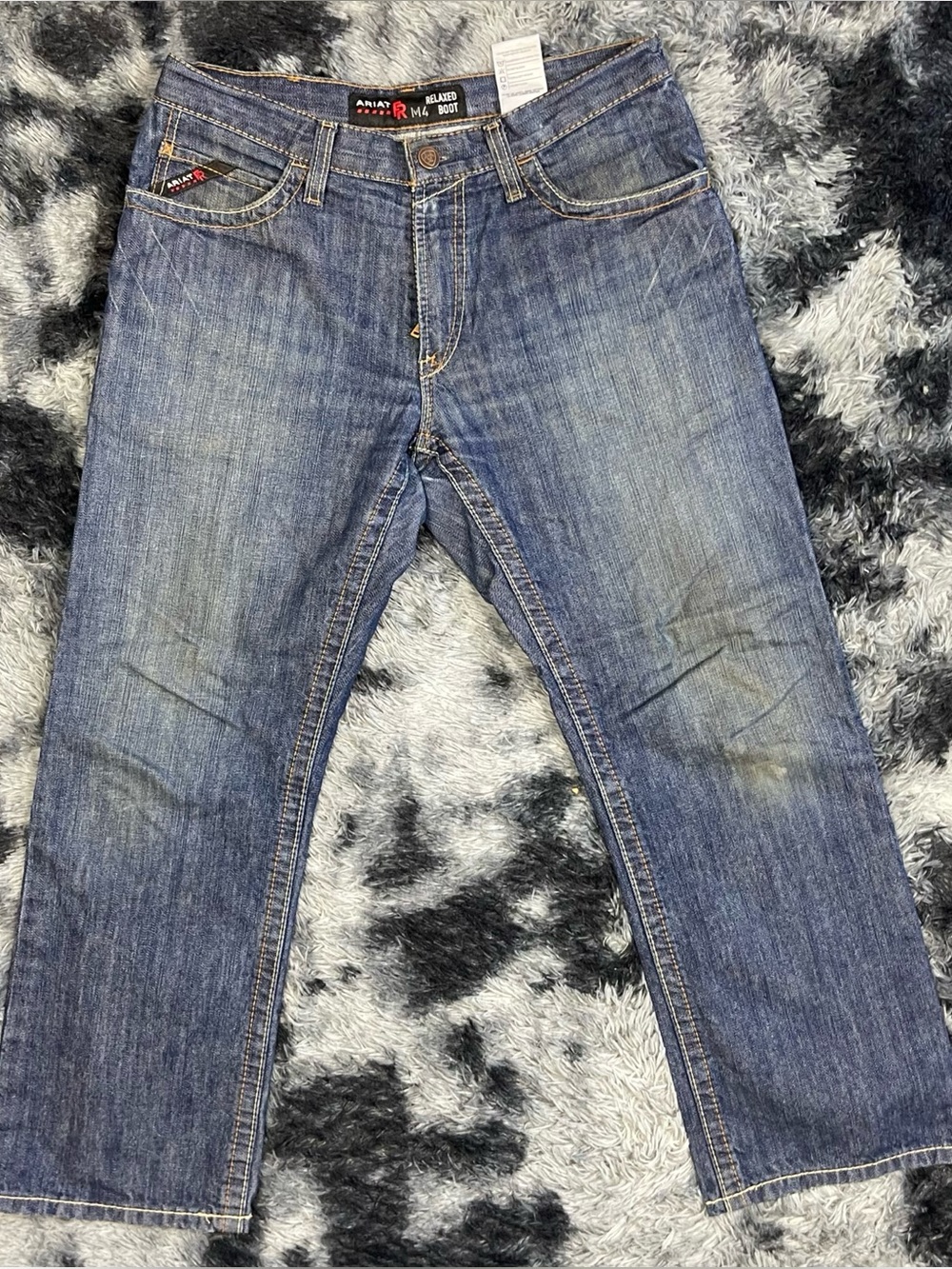 Ariat Work M4 Flame Resistant Relaxed Boot Cut Denim Jeans